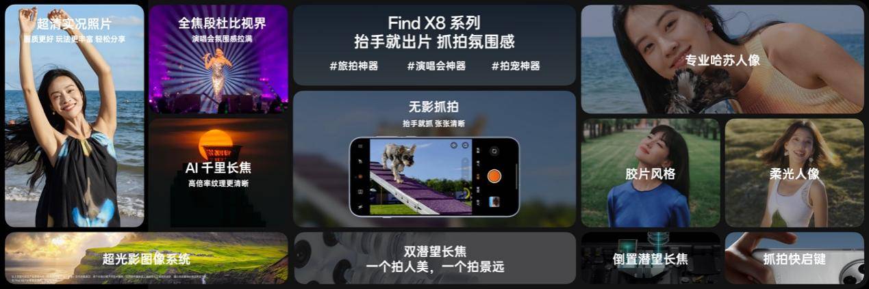 氛围感抓拍神器，oppo发布年度影像旗舰find x8系列